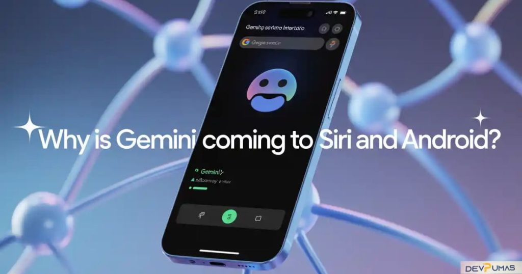 why is gemini coming to siri and android 