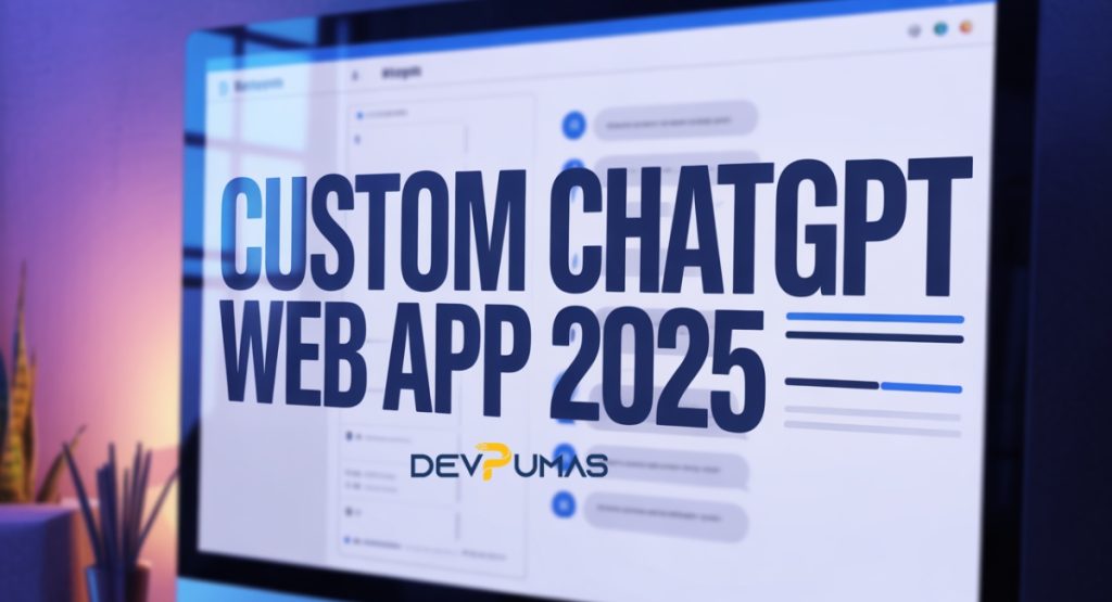 Custom ChatGPT Web App 2025 | Smarter AI Solutions by Devpumas